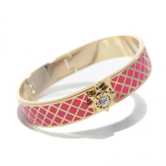 Coach Sun Logo Fuchsia Bracelets CKN - Click Image to Close